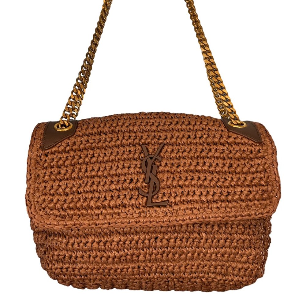 Saint Laurent Nikki Raffia